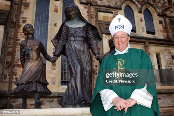 Adelaide, SA. Archbishop of Adelaide, Philip Wilson, at St Francis Xavier Cathedral following the service commemorating the 100th anniversary of the...