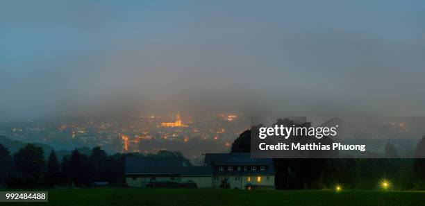 annaberg bei nacht & nebel 1 - nacht fotografías e imágenes de stock