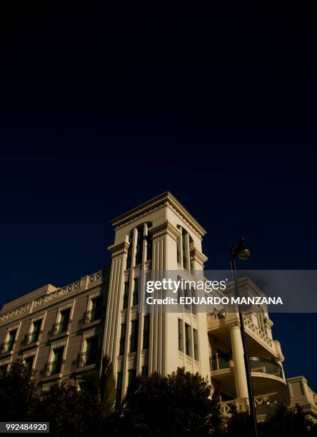 the old spa valencia beach - manzana stock pictures, royalty-free photos & images