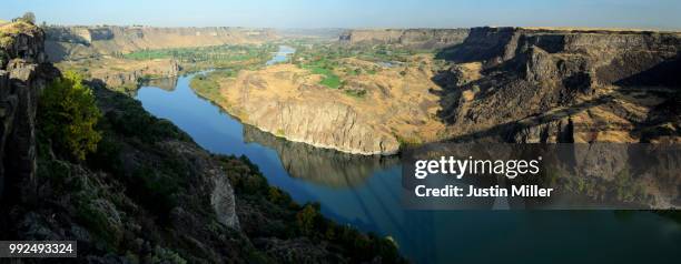 snake river at twin falls, idaho - idaho falls stock pictures, royalty-free photos & images