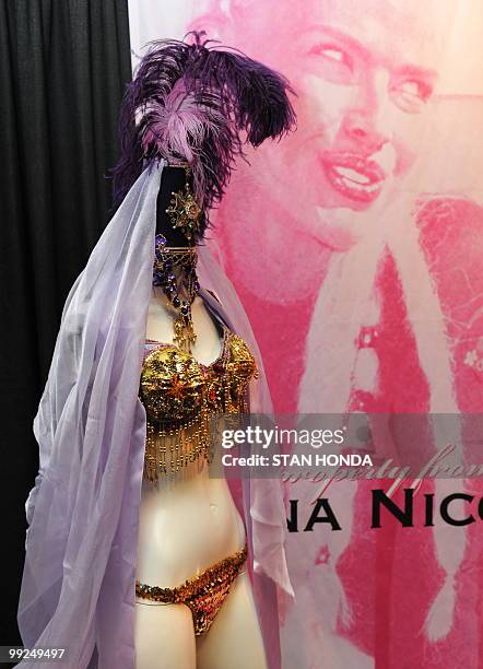 Items fromt the estate of Anna Nicole Smith on display May 13, 2010 in New York. Property from Smith's estate is to be auctioned June 26 at Planet...