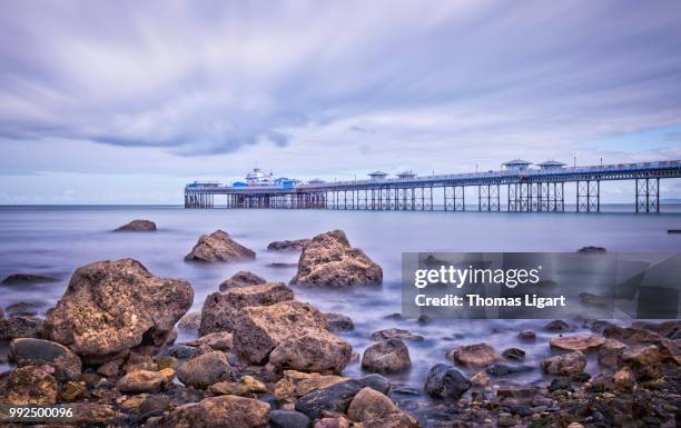 llandudno pier - llandudno stock-fotos und bilder