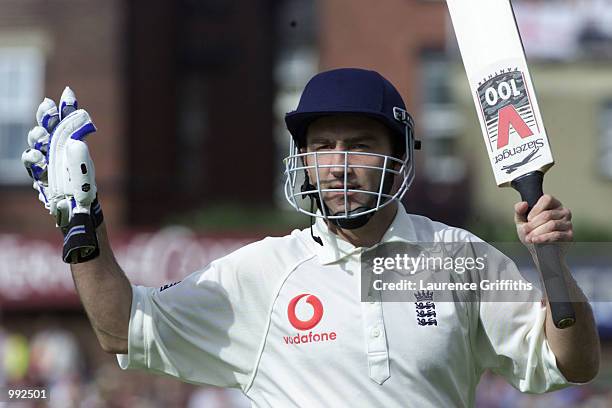 Karl Power comes out to bat during the 2nd days of the 4th Test Match between England and Australia at Headingley. DIGITAL IMAGE Mandatory Credit:...