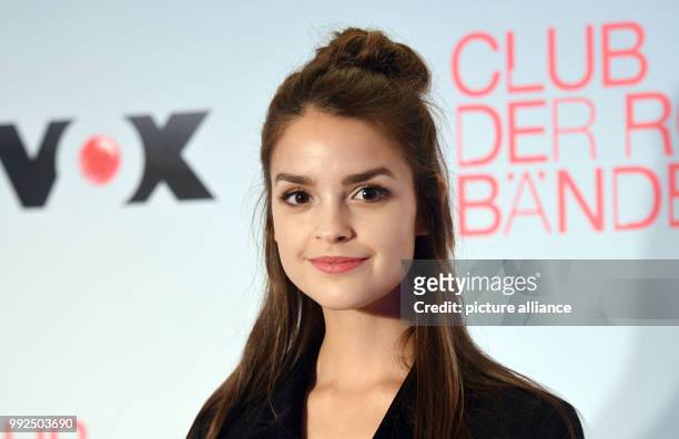 Actor Luise Befort poses for a photo in Cologne, Germany, 18 October 2017. The German TV show 'Club of Red Bands' is entering its third series....