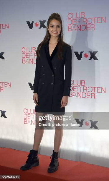 Actor Luise Befort poses for a photo in Cologne, Germany, 18 October 2017. The German TV show 'Club of Red Bands' is entering its third series....