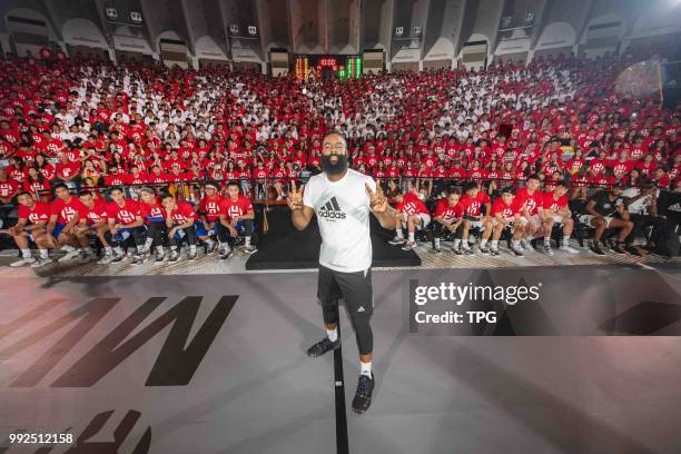 James Harden fans meeting conference on 05th July, 2018 in Taipei, Taiwan, China.