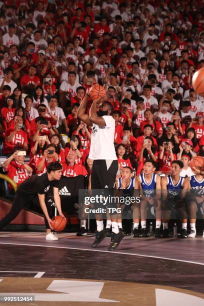 James Harden fans meeting conference on 05th July, 2018 in Taipei, Taiwan, China.