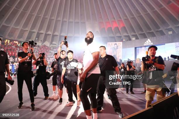 James Harden fans meeting conference on 05th July, 2018 in Taipei, Taiwan, China.