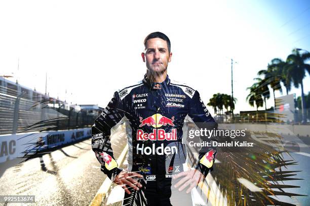 Jamie Whincup driver of the Red Bull Holden Racing Team Holden Commodore ZB poses for a portrait ahead of the Supercars Townsville 400 on July 6,...