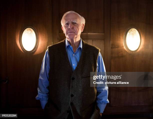 British best-selling author John le Carre, photographed during an interview with Deutsche Presse-Agentur at a hotel in Hamburg, Germany, 16 October...