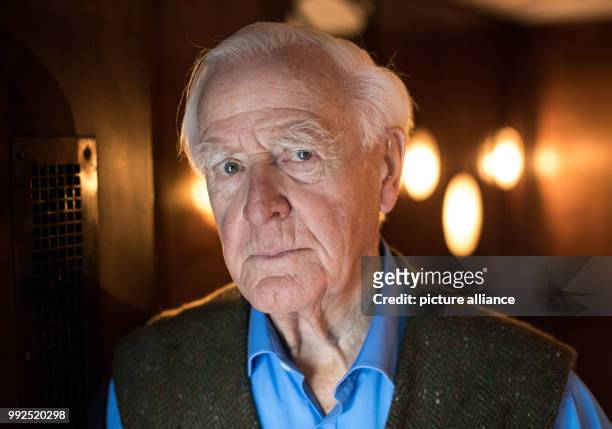 British best-selling author John le Carre, photographed during an interview with Deutsche Presse-Agentur at a hotel in Hamburg, Germany, 16 October...