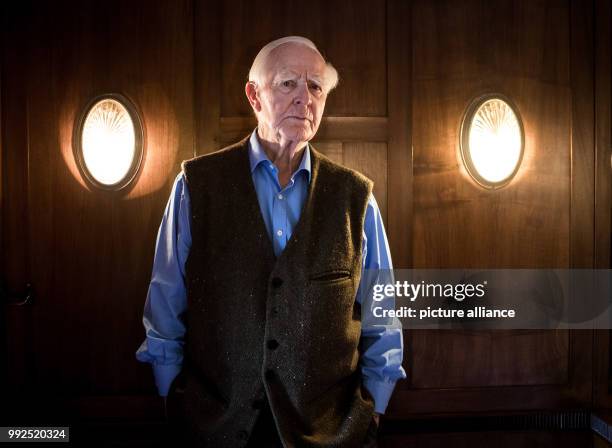 British best-selling author John le Carre, photographed during an interview with Deutsche Presse-Agentur at a hotel in Hamburg, Germany, 16 October...