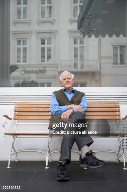 British best-selling author John le Carre, photographed during an interview with Deutsche Presse-Agentur at a hotel in Hamburg, Germany, 16 October...