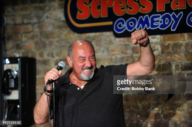 Gary DeLena performs at The Stress Factory Comedy Club on July 5, 2018 in New Brunswick, New Jersey.