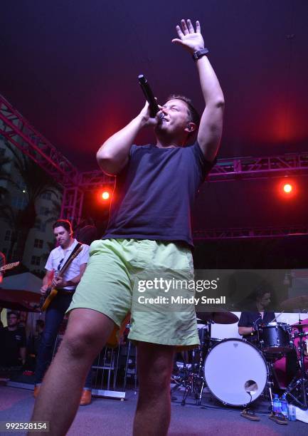 Recording artist Scotty McCreery performs at the Flamingo Go Pool Dayclub at Flamingo Las Vegas on July 5, 2018 in Las Vegas, Nevada.