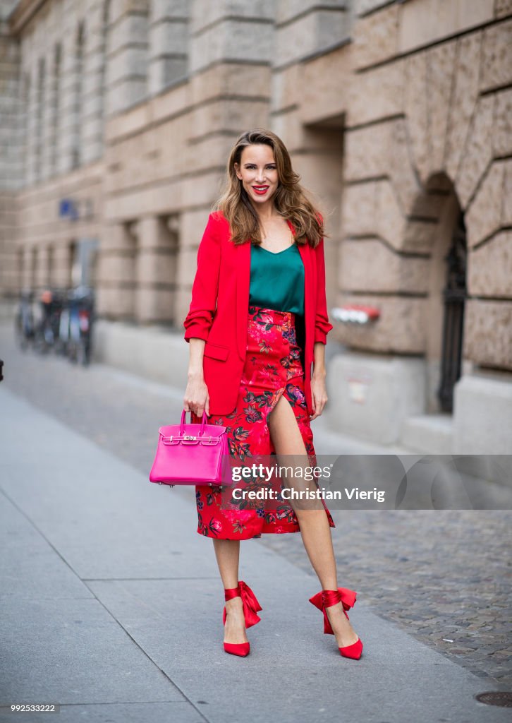 Street Style - Berlin Fashion Week Spring/Summer 2019 - July 5, 2018