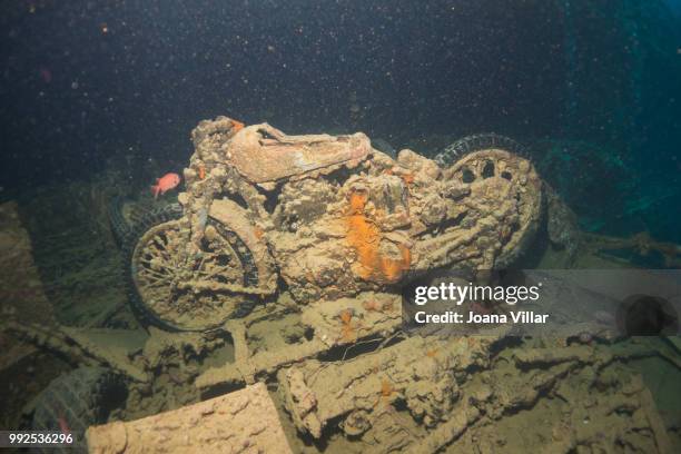 ss thistlegorm - wreck diving stock pictures, royalty-free photos & images