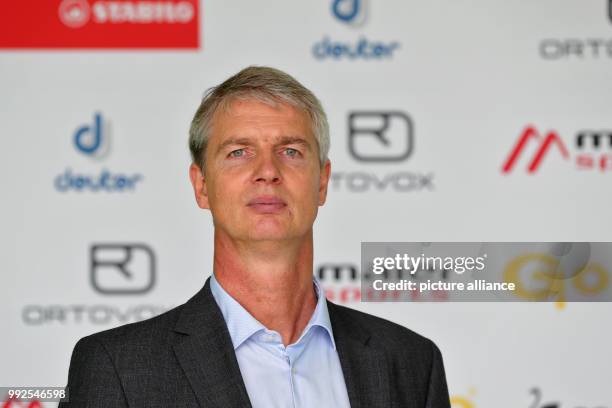 Sebastian Schwanhäußer, member of the board of directors of Schwan-Stabilo, at the company's annual financial press conference in Heroldsberg,...