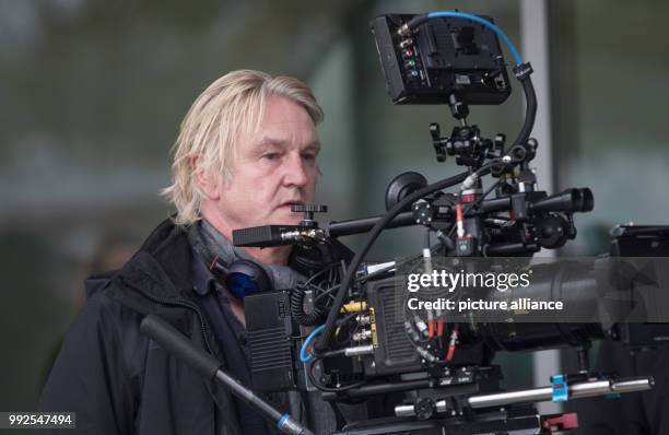 Director Detlev Buck on the set of 'Woof: Follow the Dog' in Berlin, Germany, 24 October 2017. The film is due to appear in German cinemas next...
