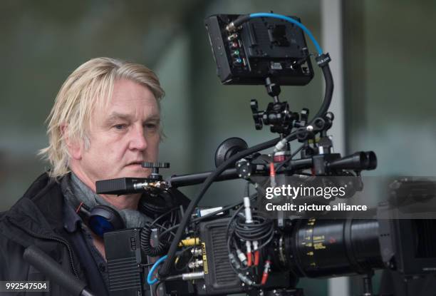 Director Detlev Buck on the set of 'Woof: Follow the Dog' in Berlin, Germany, 24 October 2017. The film is due to appear in German cinemas next...