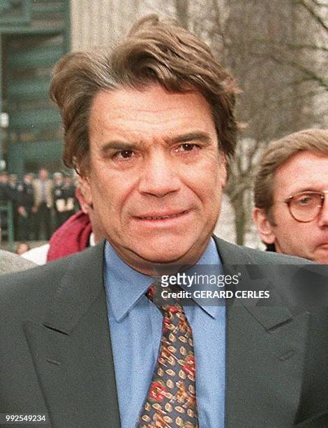 - Photo prise le 26 mars 1996 à Béthune, de l'homme d'affaires et ancien président de l'Olympique de Marseille, Bernard Tapie. La chambre criminelle...