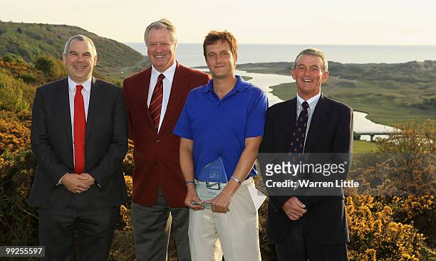 Rob Holt, Chief Executive of Ryder Cup Wales 2010 LTD, Jim Farmer, Captain of the PGA, Ian Brown of Newent and Mike Blackman, Chairman of...
