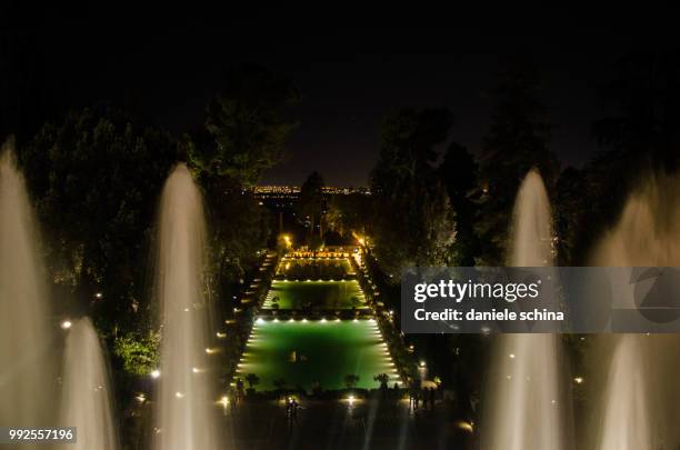 gardens of villa d'este - este stock pictures, royalty-free photos & images