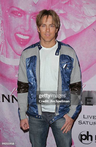 Larry Birkhead attends Anna Nicole Smith auction press preview at Planet Hollywood Times Square on May 13, 2010 in New York City.