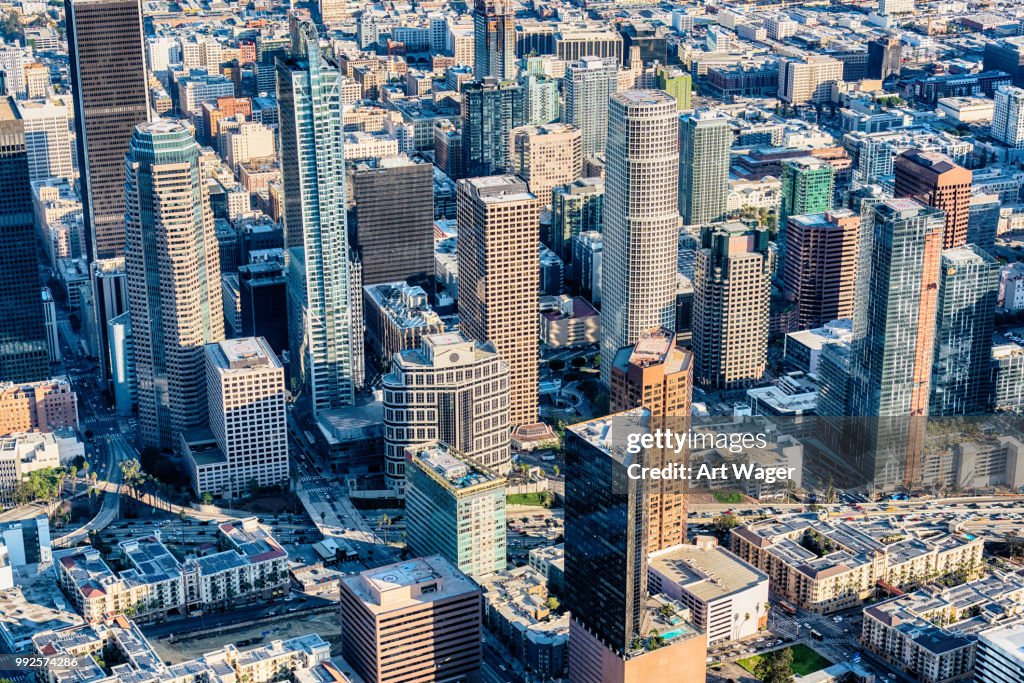 Edifici del centro di Los Angeles California