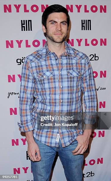 Actor Wes Bentley arrives at NYLON Magazine's May Issue Young Hollywood Launch Party at The Roosevelt Hotel on May 12, 2010 in Hollywood, California.