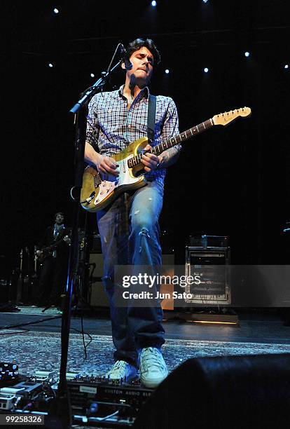 John Mayer performs onstage during the "Battle Studies" tour at JCB Hall on May 11, 2010 in Tokyo, Japan.