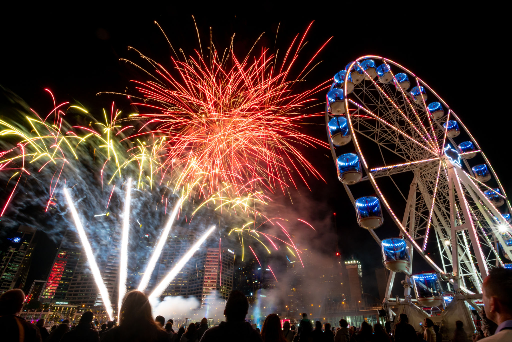 fairground fireworks