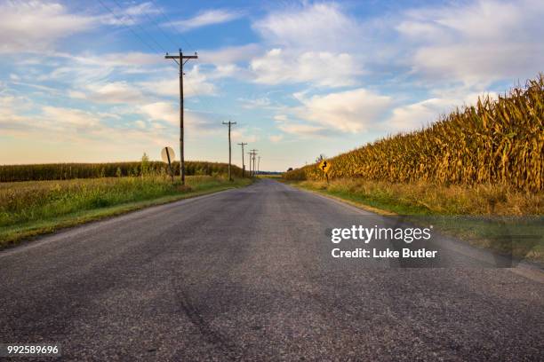 a country road - digital butler fotografías e imágenes de stock