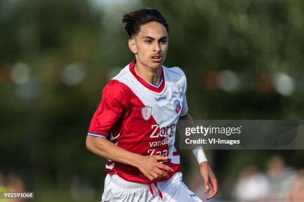 Othmane Boussaid of FC Utrecht during a Friedly match of FC Utrecht and at sportpark de Vrijheid on Juli 04, 2018 in Utrecht, The Netherlands