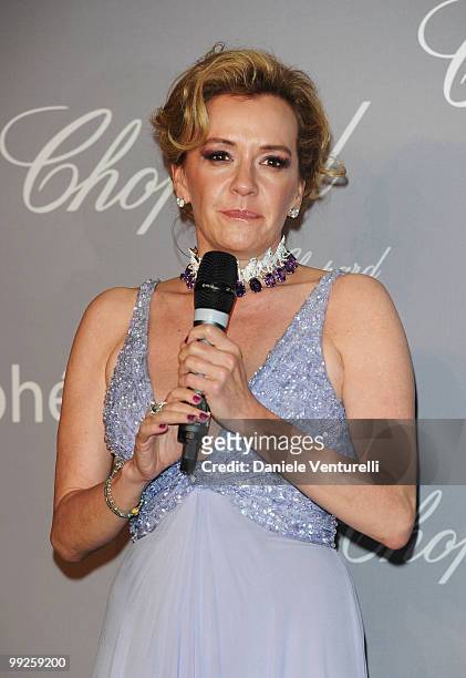 Vice President of Chopard Caroline Gruosi-Scheufele attends The Chopard Trophy at the Hotel Martinez during the 63rd Annual International Cannes Film...
