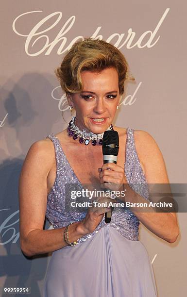 Vice President of Chopard Caroline Gruosi-Scheufele attends The Chopard Trophy at the Hotel Martinez during the 63rd Annual International Cannes Film...