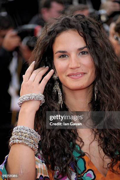 Barbara Cabrita attends the 'On Tour' Premiere at the Palais des Festivals during the 63rd Annual Cannes Film Festival on May 13, 2010 in Cannes,...