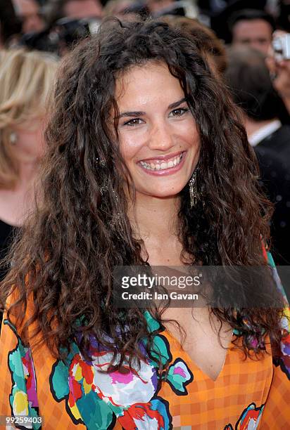 Barbara Cabrita attends the 'On Tour' Premiere at the Palais des Festivals during the 63rd Annual Cannes Film Festival on May 13, 2010 in Cannes,...