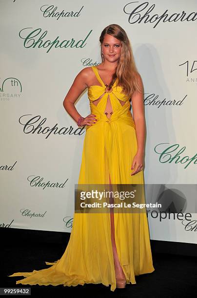 Model Esti Ginsburg attends the Chopard Trophy at the Hotel Martinez during the 63rd Annual Cannes Film Festival on May 13, 2010 in Cannes, France.
