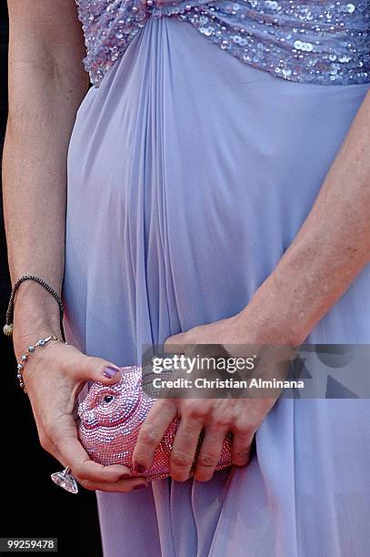 Vice President of Chopard Caroline Gruosi-Scheufele attends the Premiere of 'On Tour' at the Palais des Festivals during the 63rd Annual Cannes Film...