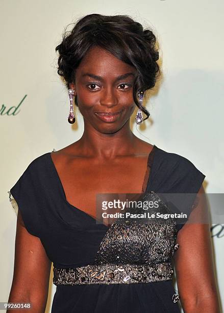 Actress Aissa Maiga attends the Chopard Trophy at the Hotel Martinez during the 63rd Annual Cannes Film Festival on May 13, 2010 in Cannes, France.