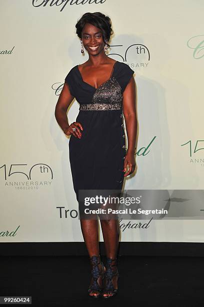 Actress Aissa Maiga attends the Chopard Trophy at the Hotel Martinez during the 63rd Annual Cannes Film Festival on May 13, 2010 in Cannes, France.