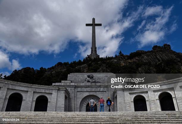 People visit the Valle de los Caidos , a monument to the Francoist combatants who died during the Spanish civil war and Spain's General Francisco...