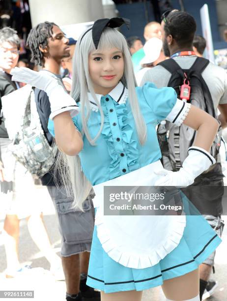 Cosplayer attends day 1 of Anime Expo 2018 - Los Angeles, CA held at the Los Angeles Convention Center on July 5, 2018 in Los Angeles, California.