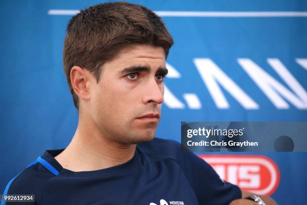 Mikel Landa of Spain and Movistar Team / during the 105th Tour de France 2018, Movistar Team press conference on / TDF / July 6, 2018 in Cholet,...