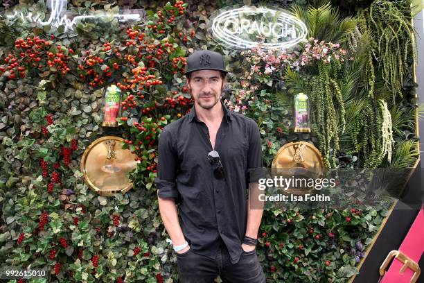 Thomas Hayo attends The Fashion Hub during the Berlin Fashion Week Spring/Summer 2019 at Ellington Hotel on July 5, 2018 in Berlin, Germany.