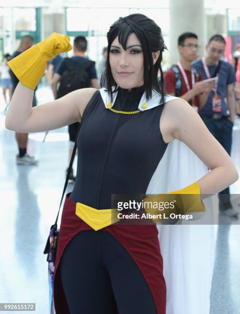 Cosplayers attend day 1 of Anime Expo 2018 - Los Angeles, CA held at the Los Angeles Convention Center on July 5, 2018 in Los Angeles, California.