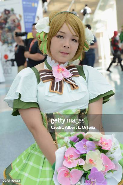 Cosplayers attend day 1 of Anime Expo 2018 - Los Angeles, CA held at the Los Angeles Convention Center on July 5, 2018 in Los Angeles, California.