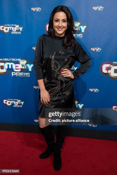 Actor Nina Moghaddam attends the German Comedy Prize 2017 awards show in Cologne, Germany, 24 October 2017. Photo: Guido Kirchner/dpa