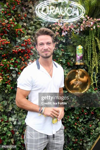 Sebastian Pannek attends The Fashion Hub during the Berlin Fashion Week Spring/Summer 2019 at Ellington Hotel on July 5, 2018 in Berlin, Germany.